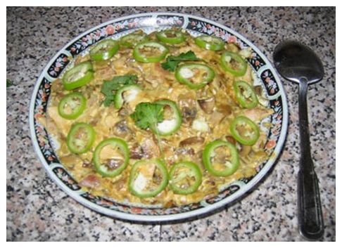 Куриный салат с шампиньонами